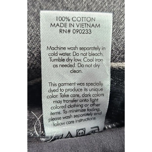 Pacsun Pants Gray Jeans High Rise Straight Frayed Hem Grunge Punk WOMENS SIZE 25 - Picture 4 of 12